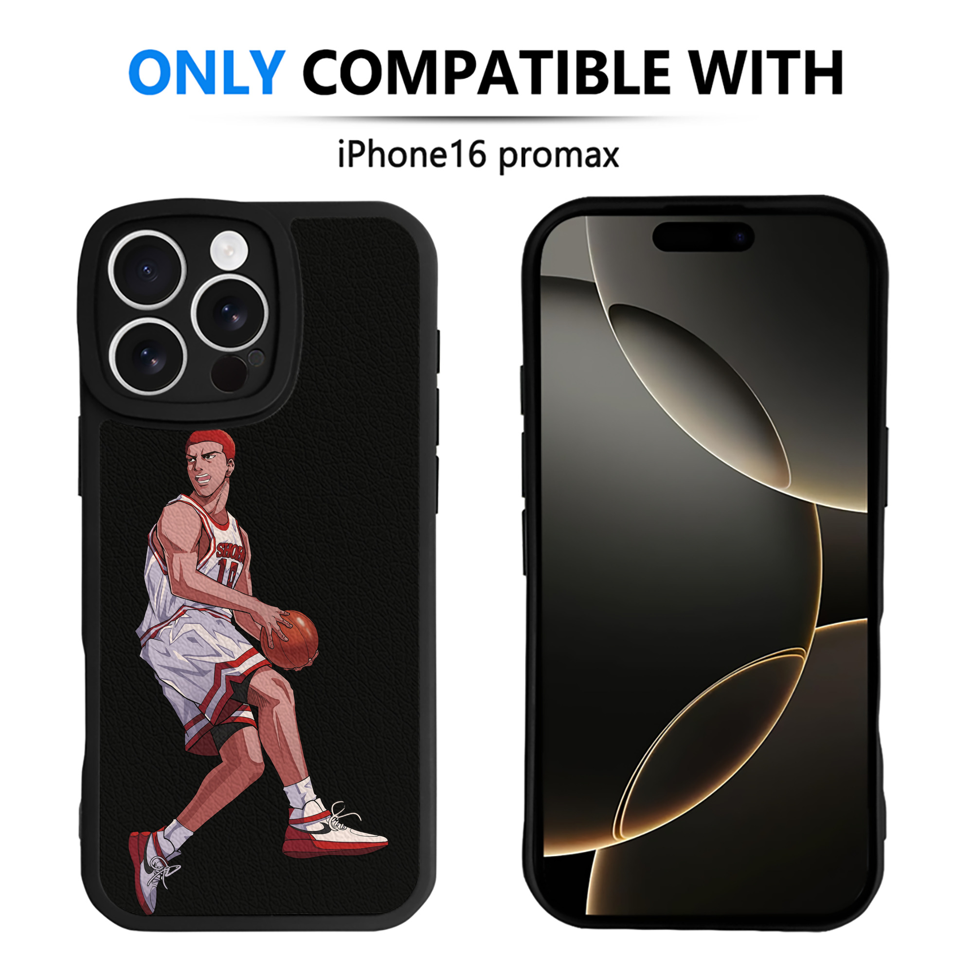 （画像用） SLAM DUNK／スラムダンク 【iPhone 16シリーズ対応】シリコンスマホケース（レザー調） 材質：シリコン